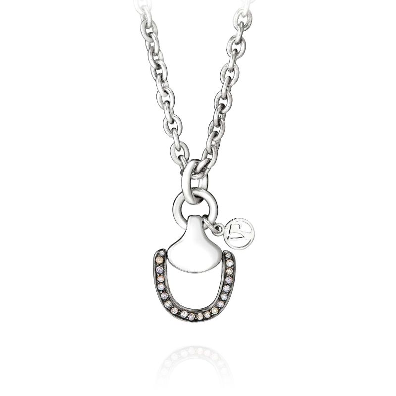 Vincent Peach Churchill Downs Half Diamond  Necklace
